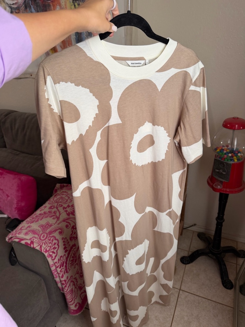 New Marimekko Pahlo Unikko midi dress - Picture 3 of 8